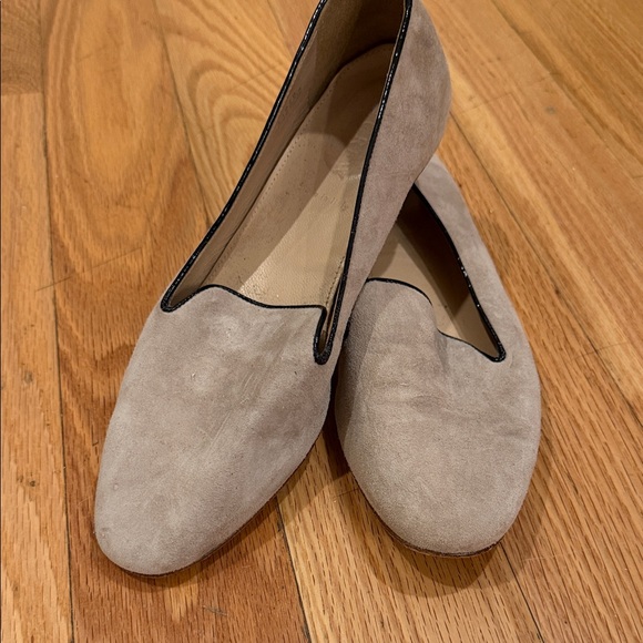 J. Crew Shoes - J. Crew Taupe Women's Flats with Black Trim